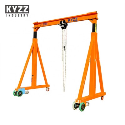 1 2 Ton Small Mobile Gantry Crane Drawing, Used Portable Workshop Gantry Crane 3 5 10 Ton For Sale