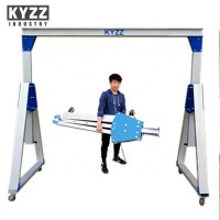 LT1 Model light duty small portable aluminum mobile gantry crane