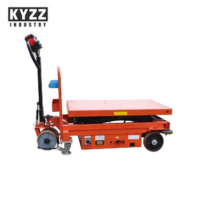 MR Electric linear actuator lifting and moving scissor lift table