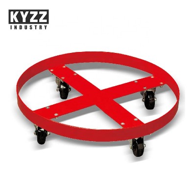 320kg Capacity Steel Drum Dolly Suitable for 30/55 gallon drums