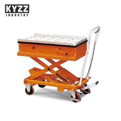 MH-K  Electric transfer  lift table   hydraulic  scissor lift table with wheels