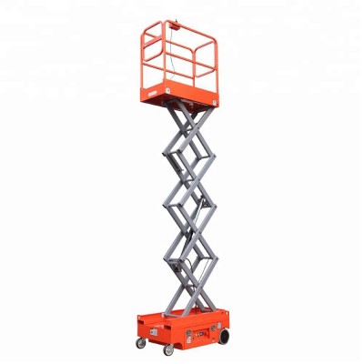 SJZ self propelled small mini 240kg 3m aerial work platform Skyjack Scissor Lift