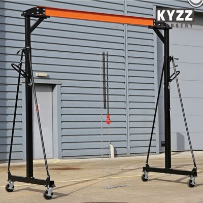 PT2-3 mini small adjustable light weight portable gantry crane